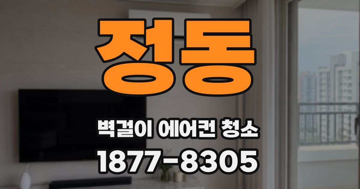 정동 벽걸이 에어컨 청소