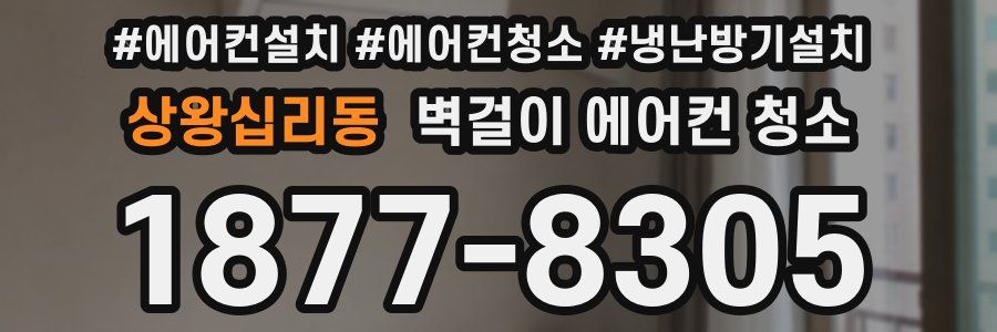 상왕십리동 벽걸이 에어컨 청소