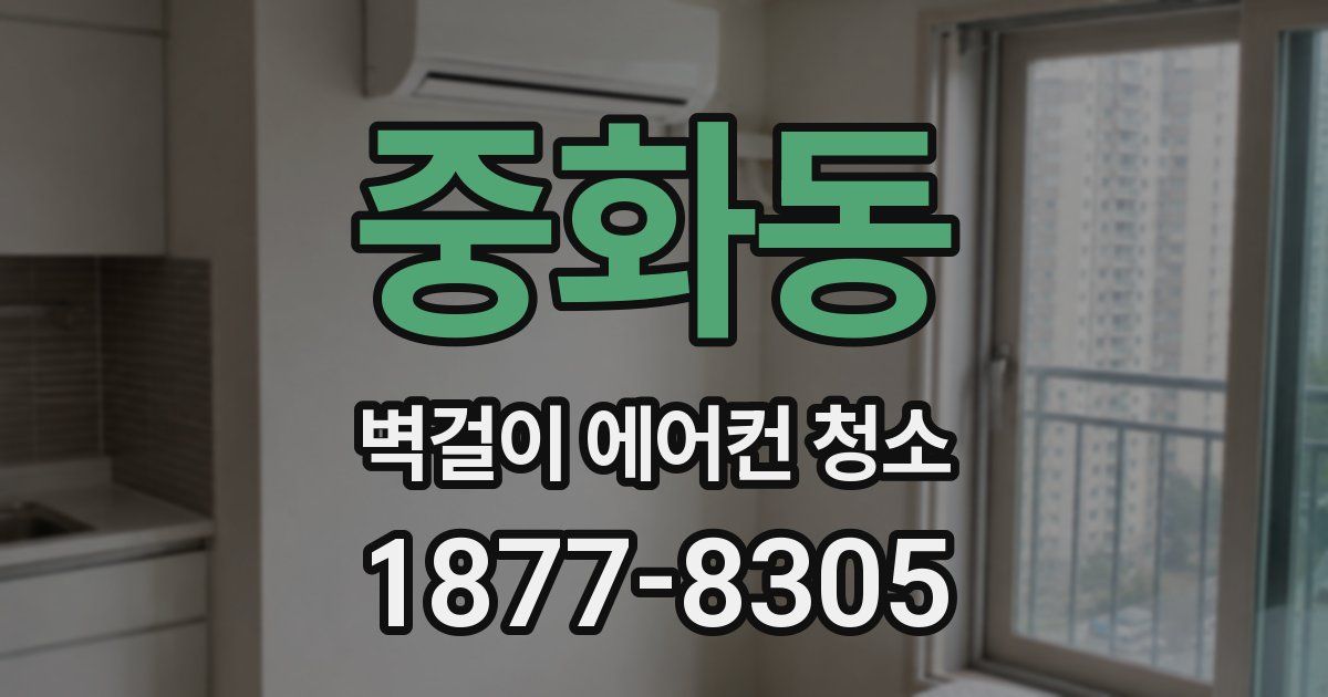 중화동 벽걸이 에어컨 청소