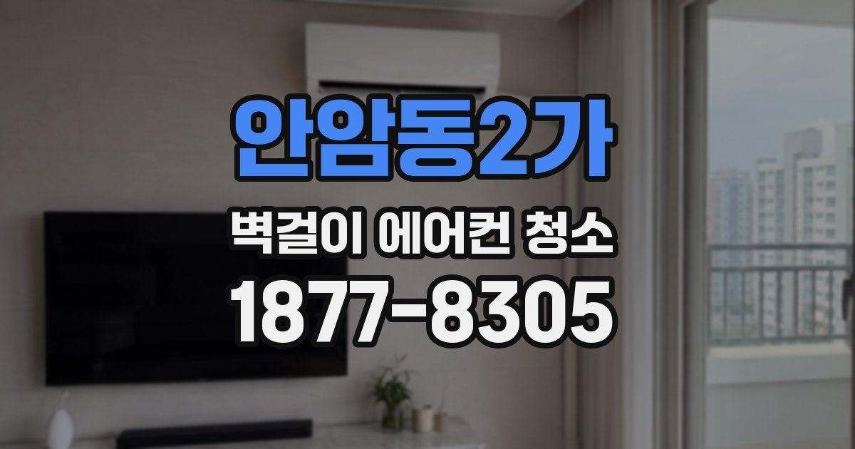 안암동2가 벽걸이 에어컨 청소