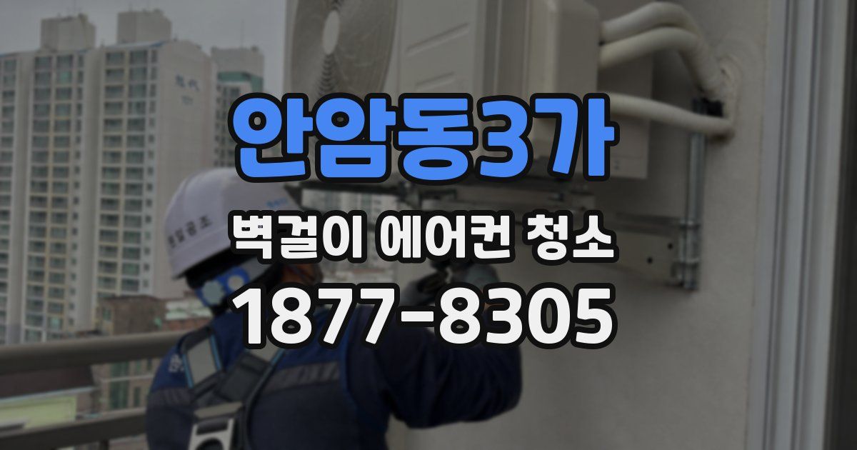 안암동3가 벽걸이 에어컨 청소