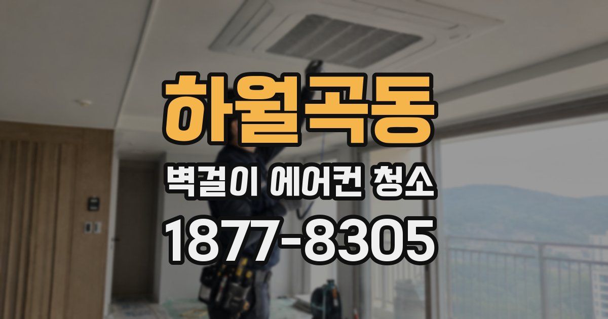 하월곡동 벽걸이 에어컨 청소
