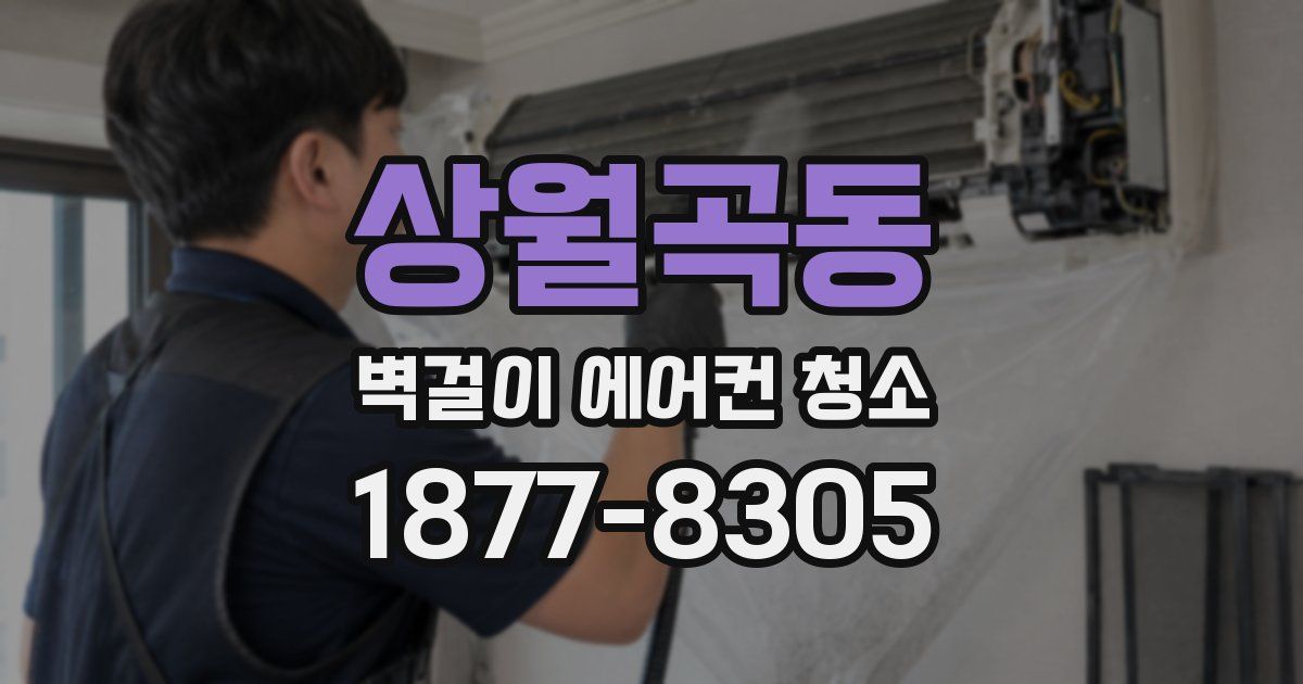 상월곡동 벽걸이 에어컨 청소