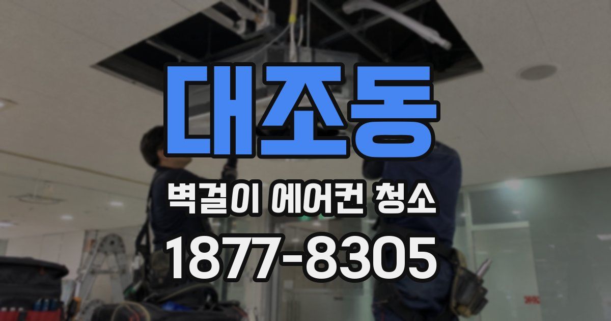 대조동 벽걸이 에어컨 청소