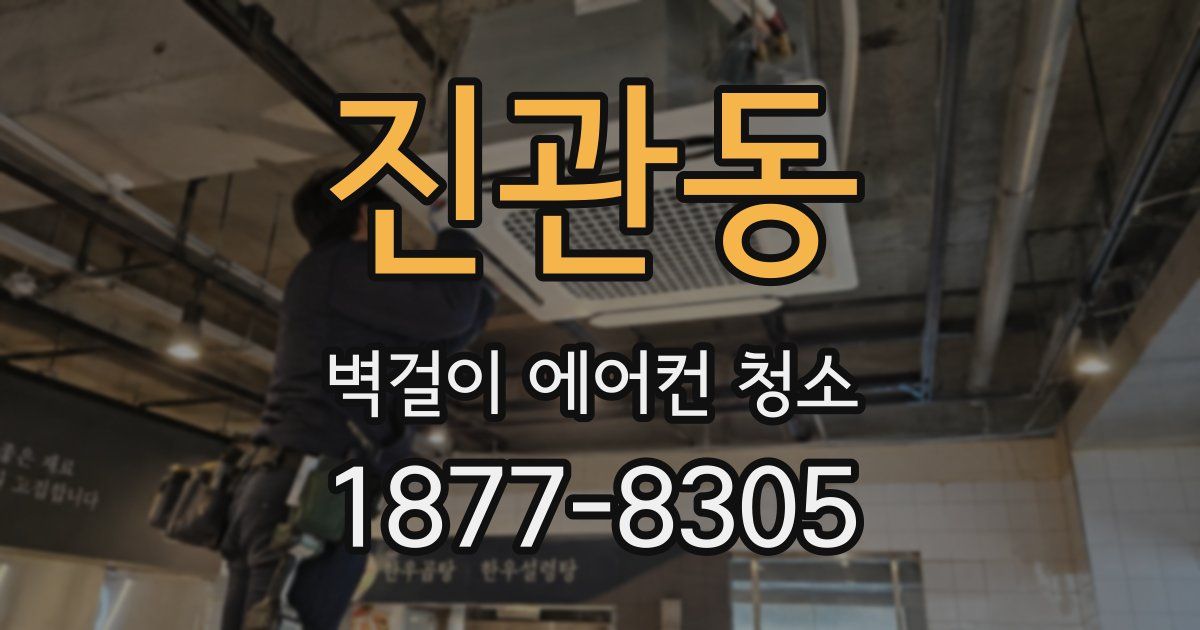 진관동 벽걸이 에어컨 청소