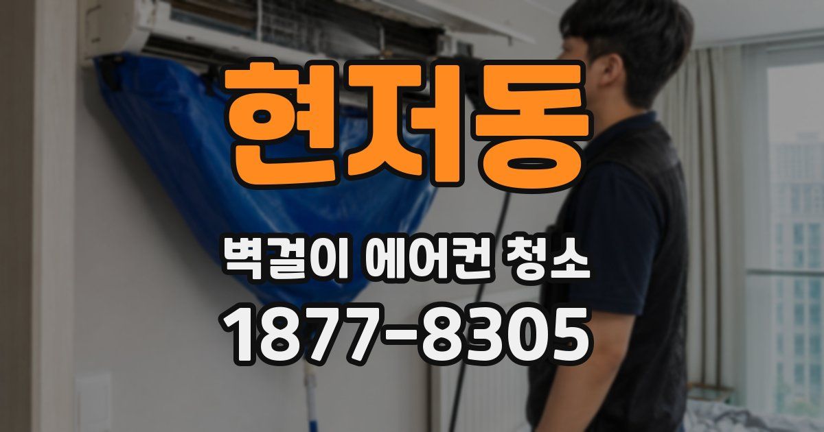 현저동 벽걸이 에어컨 청소