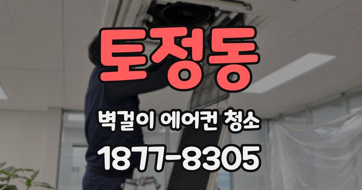 토정동 벽걸이 에어컨 청소