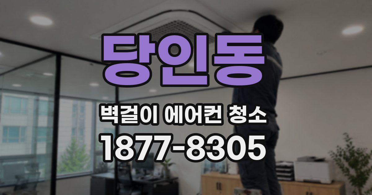 당인동 벽걸이 에어컨 청소