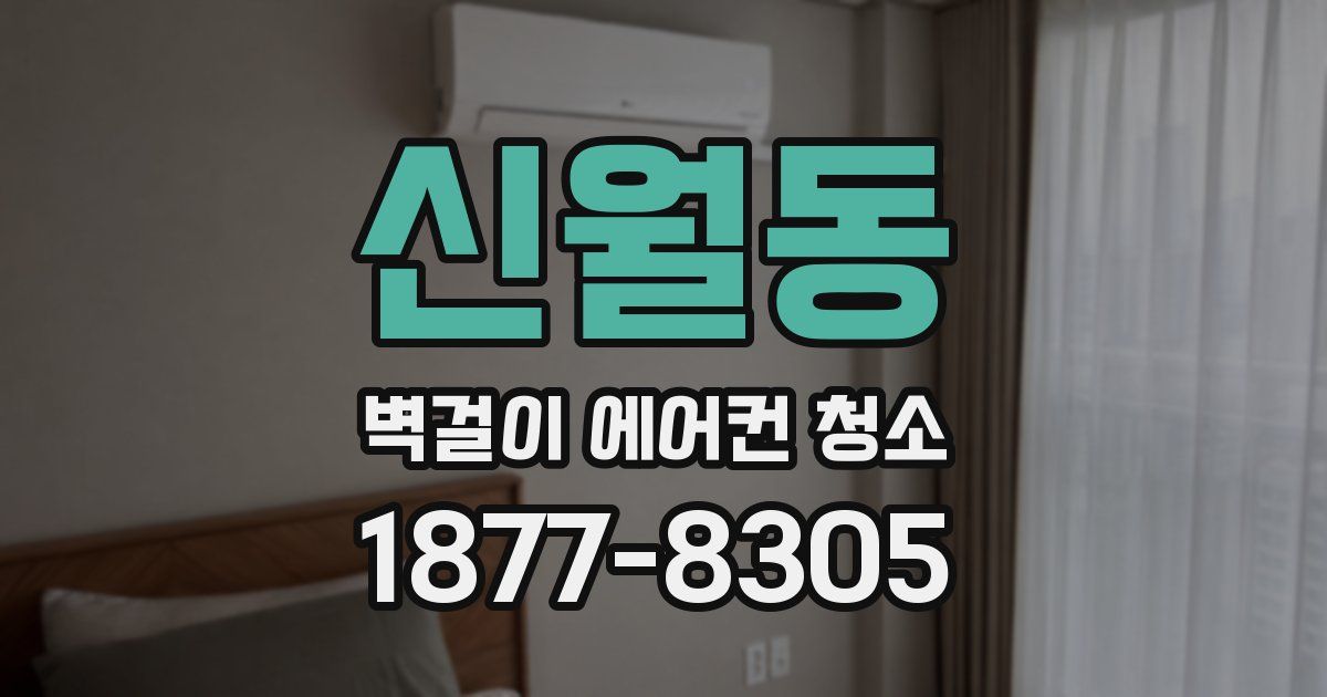 신월동 벽걸이 에어컨 청소
