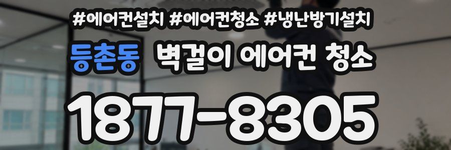 등촌동 벽걸이 에어컨 청소