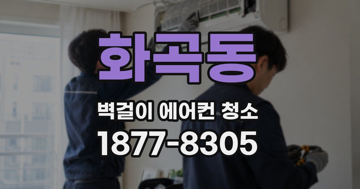화곡동 벽걸이 에어컨 청소