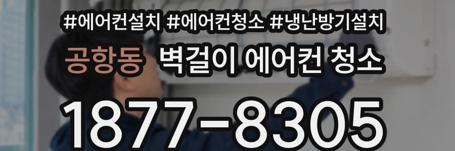 공항동 벽걸이 에어컨 청소