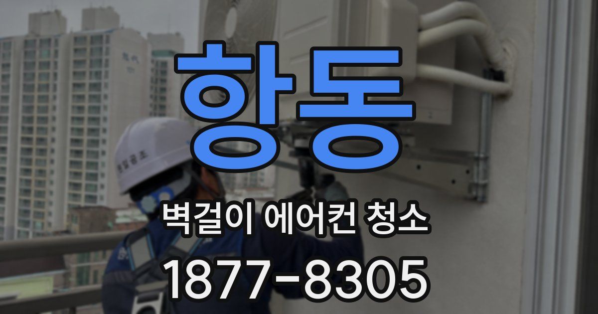 항동 벽걸이 에어컨 청소