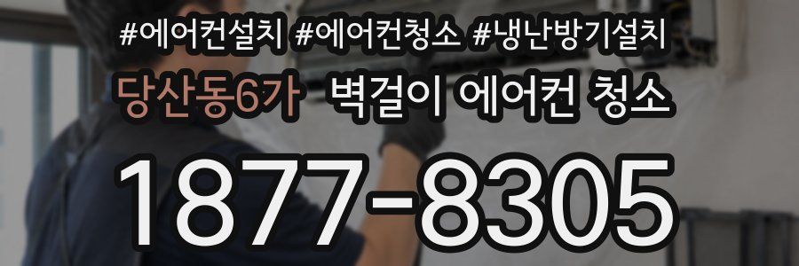 당산동6가 벽걸이 에어컨 청소