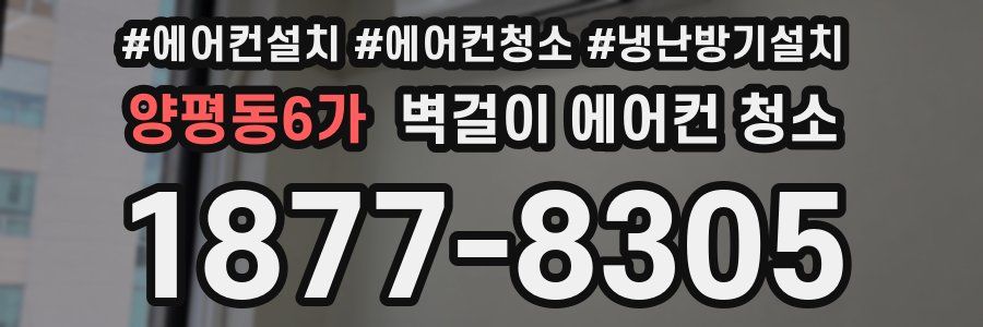 양평동6가 벽걸이 에어컨 청소