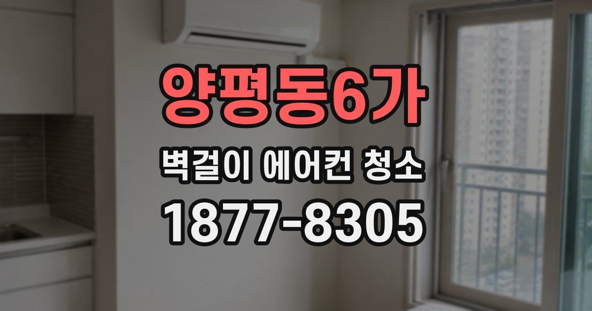 양평동6가 벽걸이 에어컨 청소