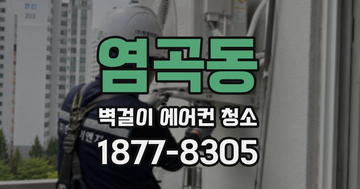 염곡동 벽걸이 에어컨 청소