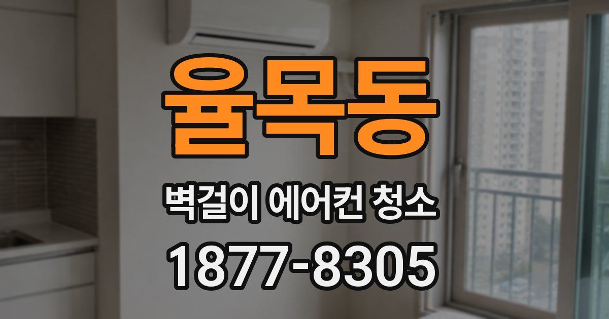 율목동 벽걸이 에어컨 청소