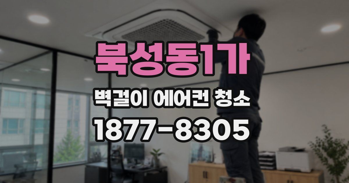 북성동1가 벽걸이 에어컨 청소