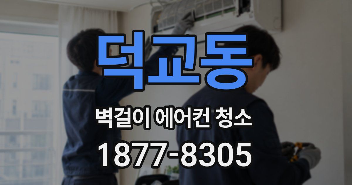 덕교동 벽걸이 에어컨 청소