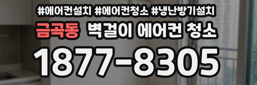 금곡동 벽걸이 에어컨 청소