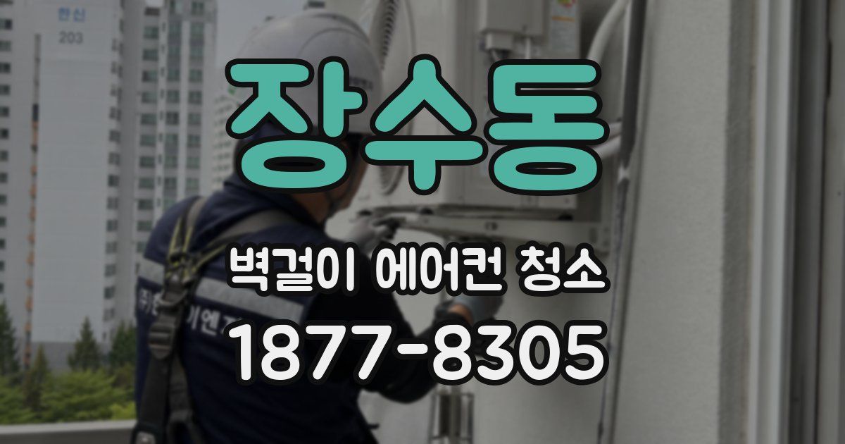 장수동 벽걸이 에어컨 청소