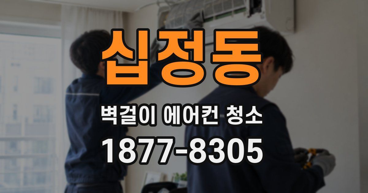 십정동 벽걸이 에어컨 청소