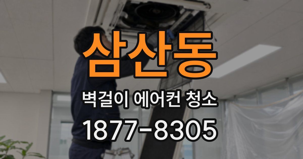 삼산동 벽걸이 에어컨 청소