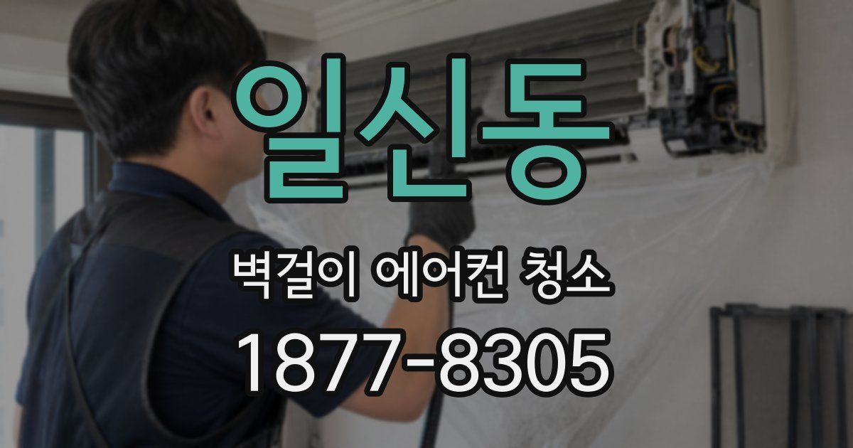일신동 벽걸이 에어컨 청소