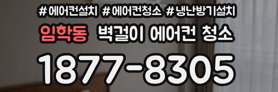 임학동 벽걸이 에어컨 청소