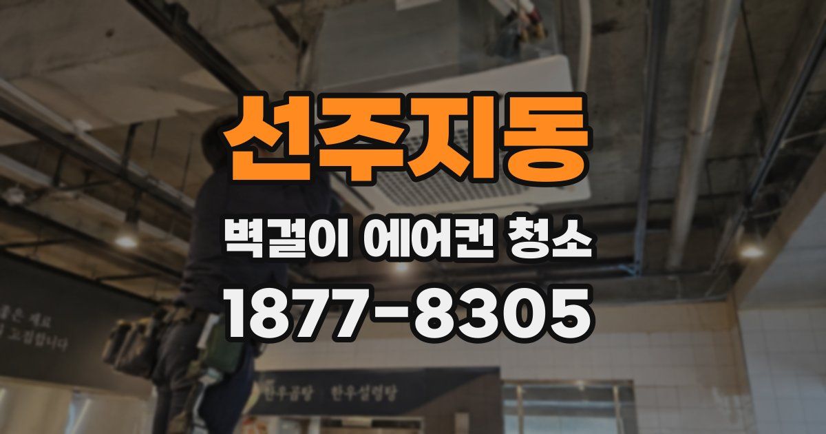 선주지동 벽걸이 에어컨 청소