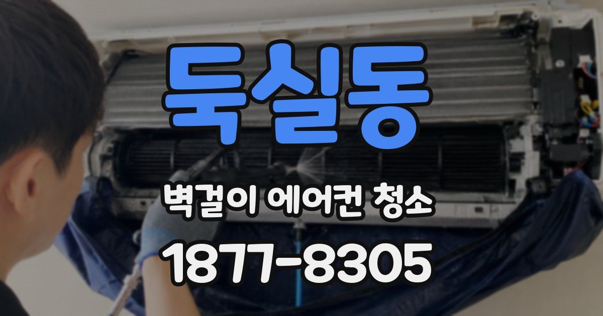 둑실동 벽걸이 에어컨 청소
