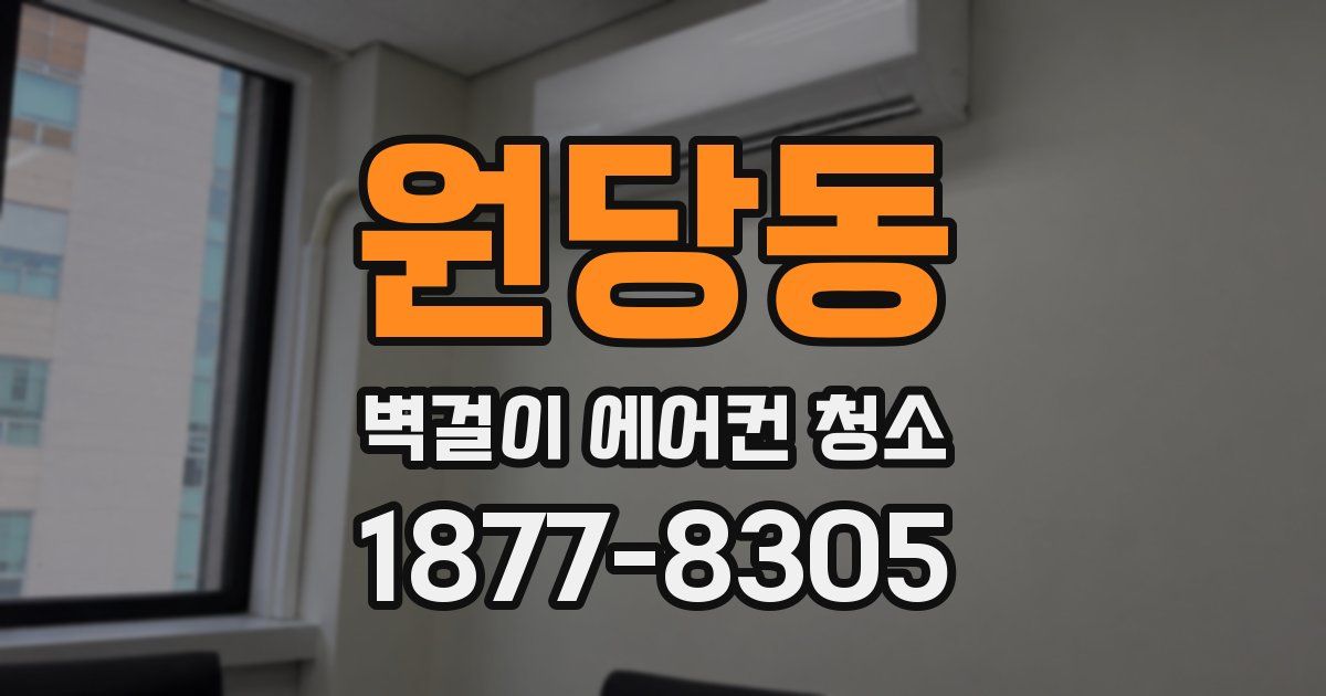 원당동 벽걸이 에어컨 청소