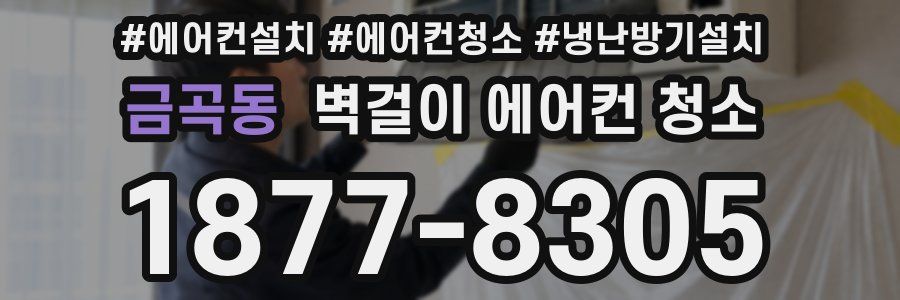 금곡동 벽걸이 에어컨 청소