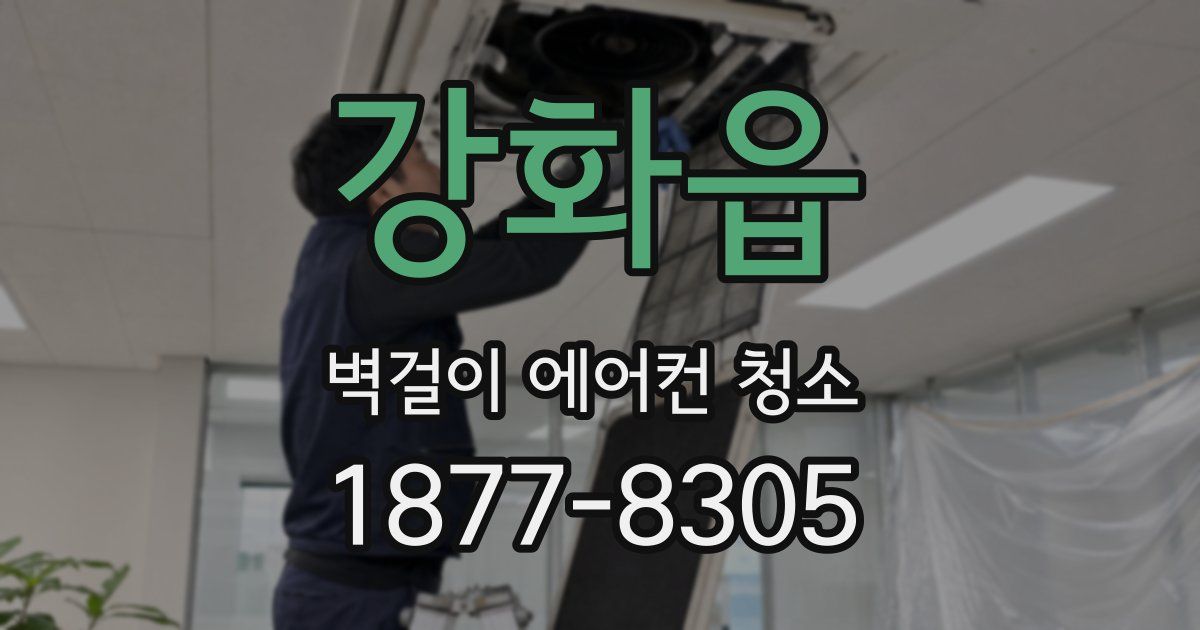 강화읍 벽걸이 에어컨 청소