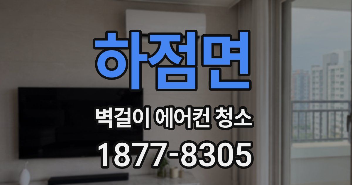 하점면 벽걸이 에어컨 청소