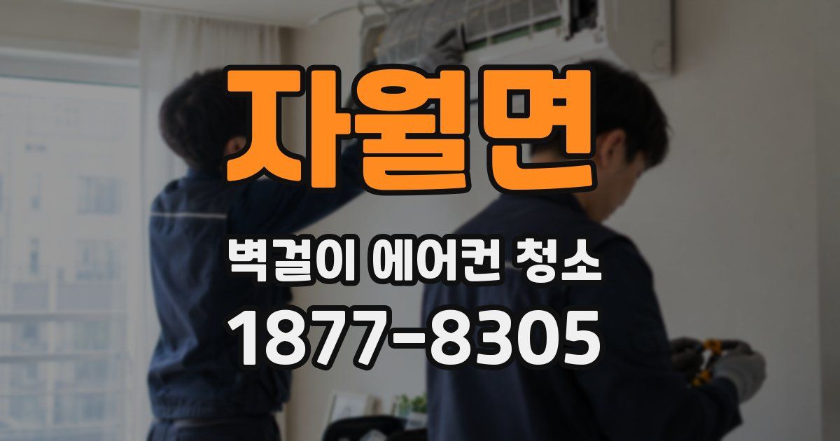 자월면 벽걸이 에어컨 청소