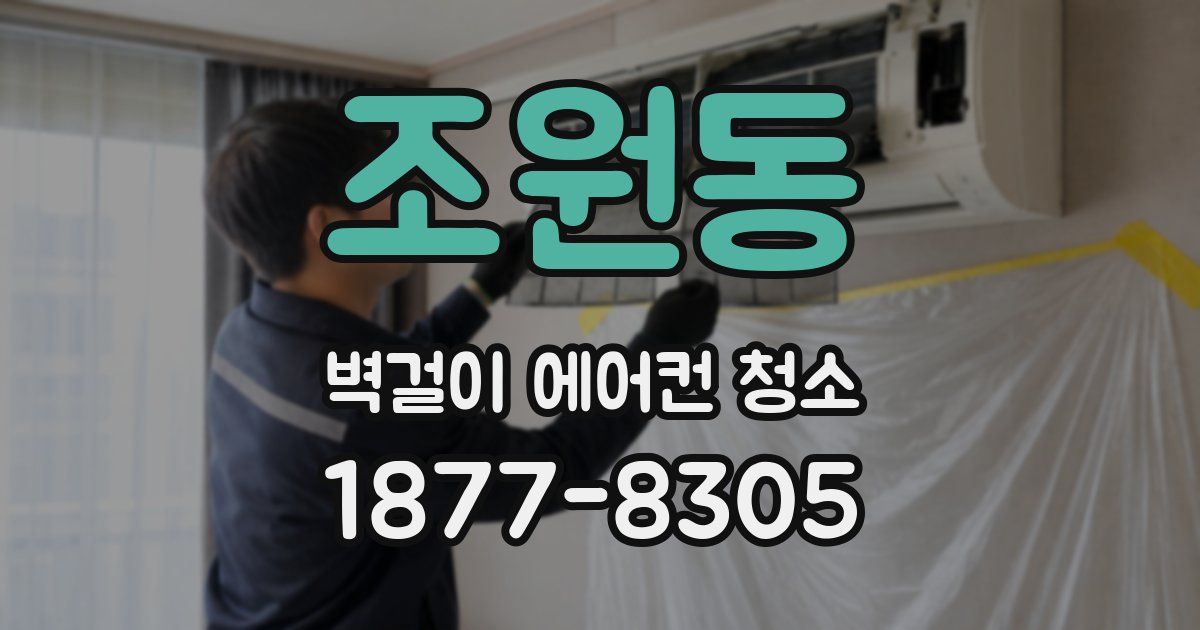 조원동 벽걸이 에어컨 청소