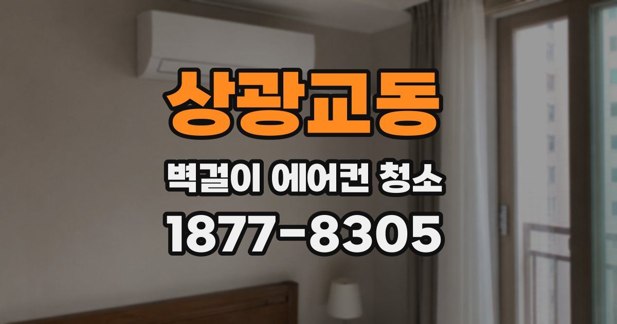 상광교동 벽걸이 에어컨 청소
