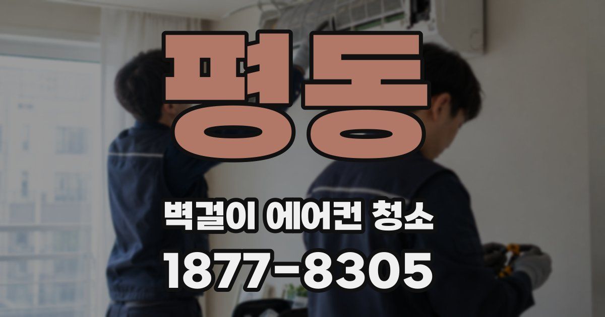 평동 벽걸이 에어컨 청소