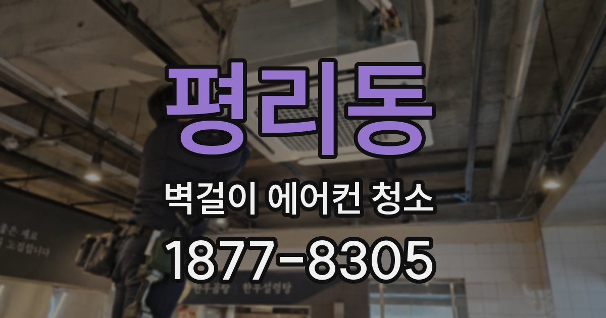 평리동 벽걸이 에어컨 청소