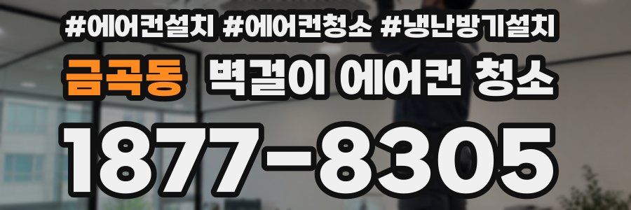 금곡동 벽걸이 에어컨 청소