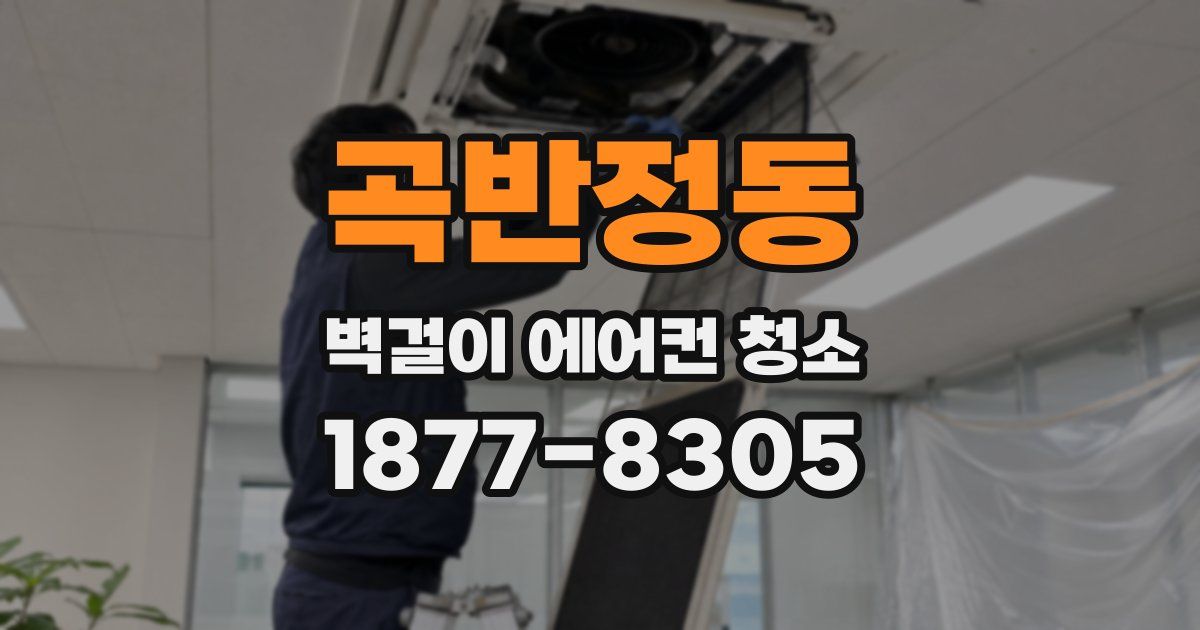 곡반정동 벽걸이 에어컨 청소