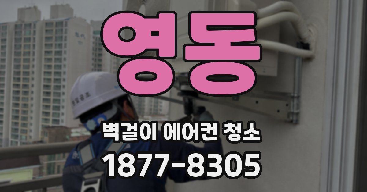 영동 벽걸이 에어컨 청소