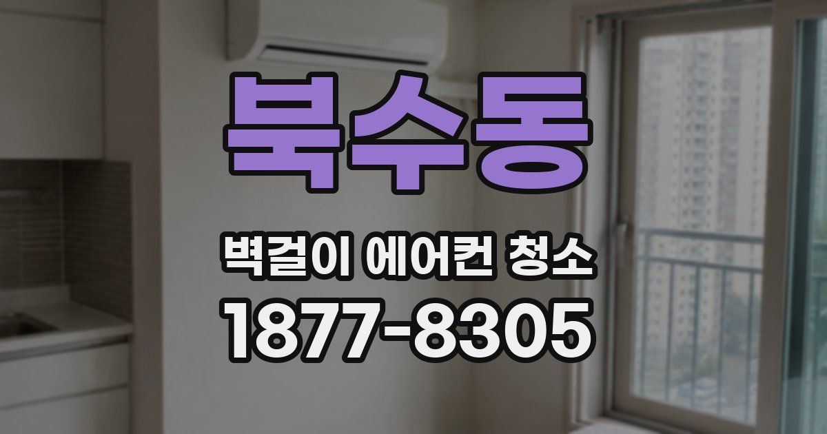 북수동 벽걸이 에어컨 청소