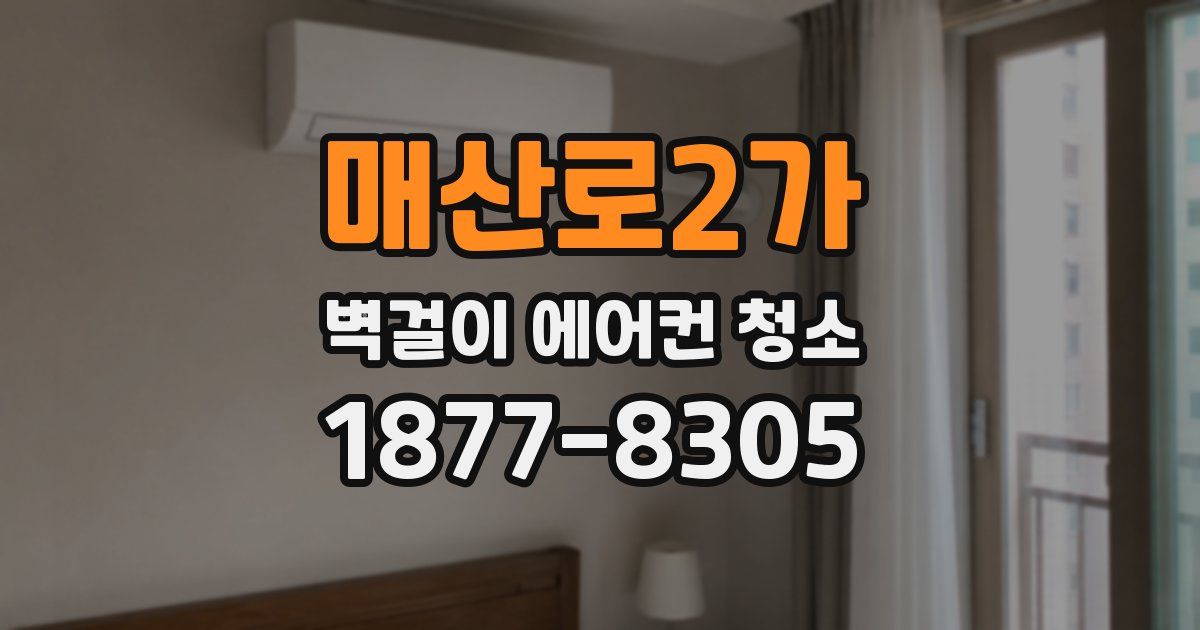 매산로2가 벽걸이 에어컨 청소