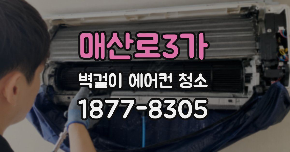 매산로3가 벽걸이 에어컨 청소