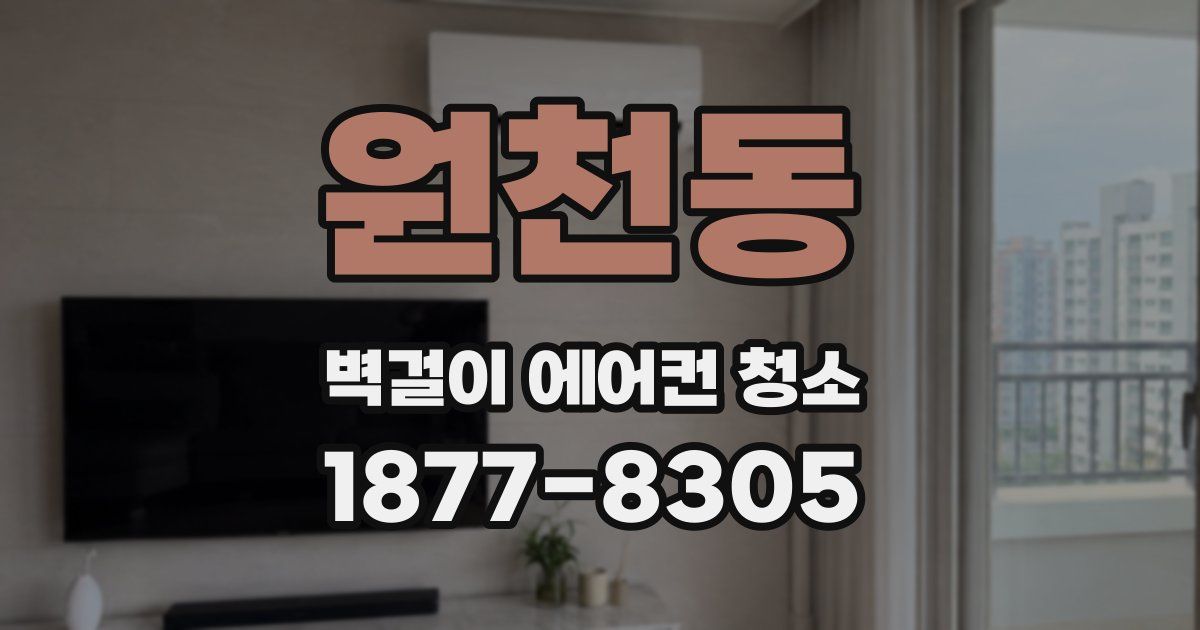 원천동 벽걸이 에어컨 청소