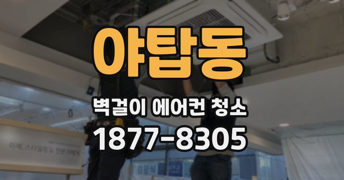야탑동 벽걸이 에어컨 청소