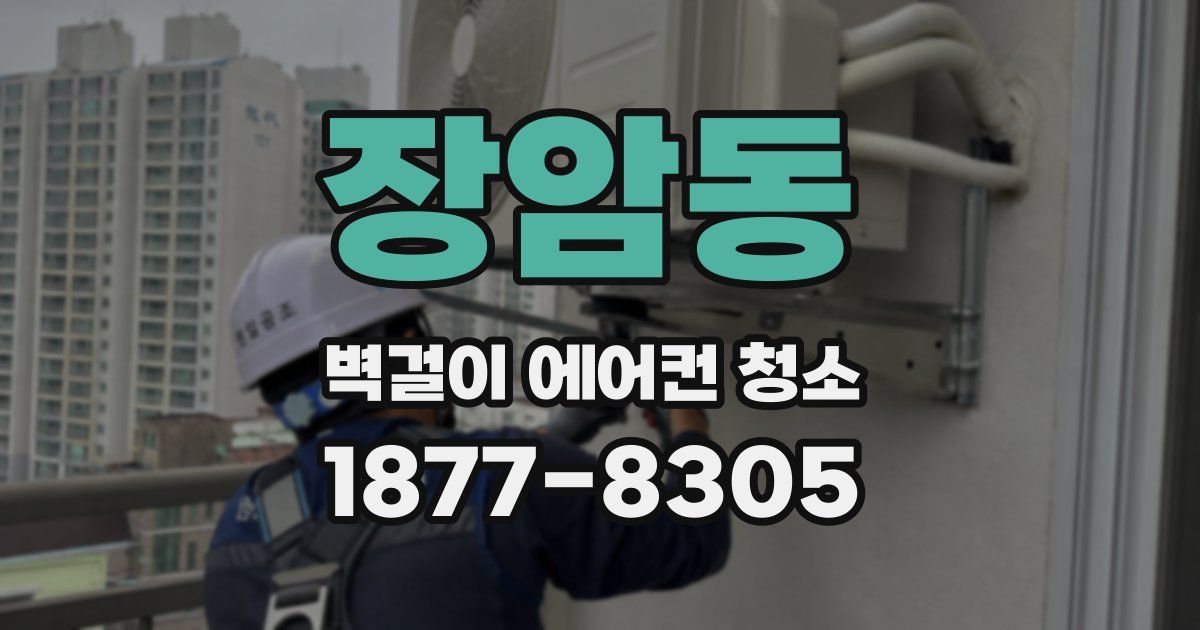 장암동 벽걸이 에어컨 청소